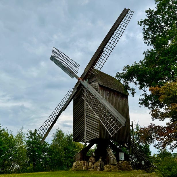 Mühle auf dem Museumsgelände